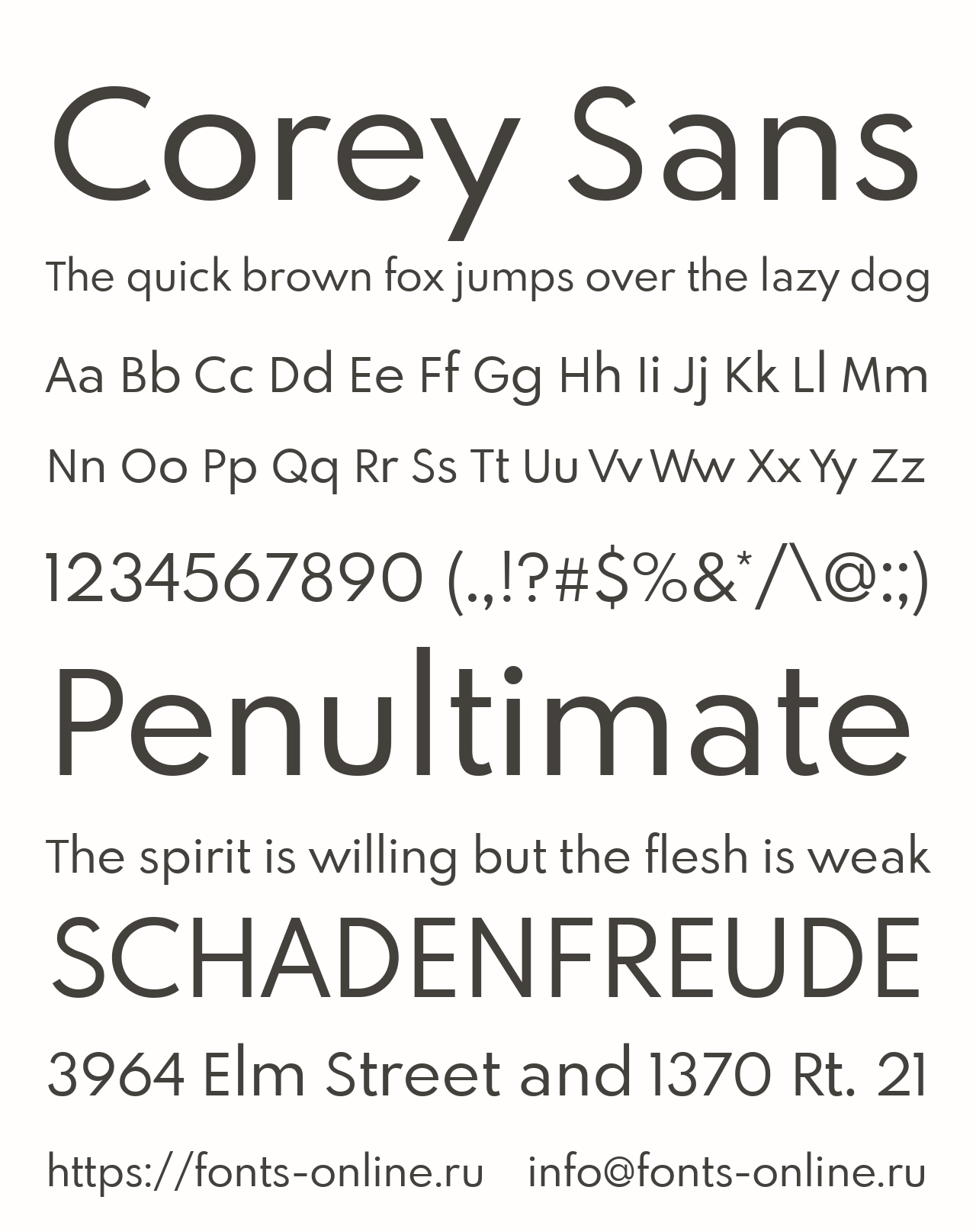 Corey Sans Free Font Download